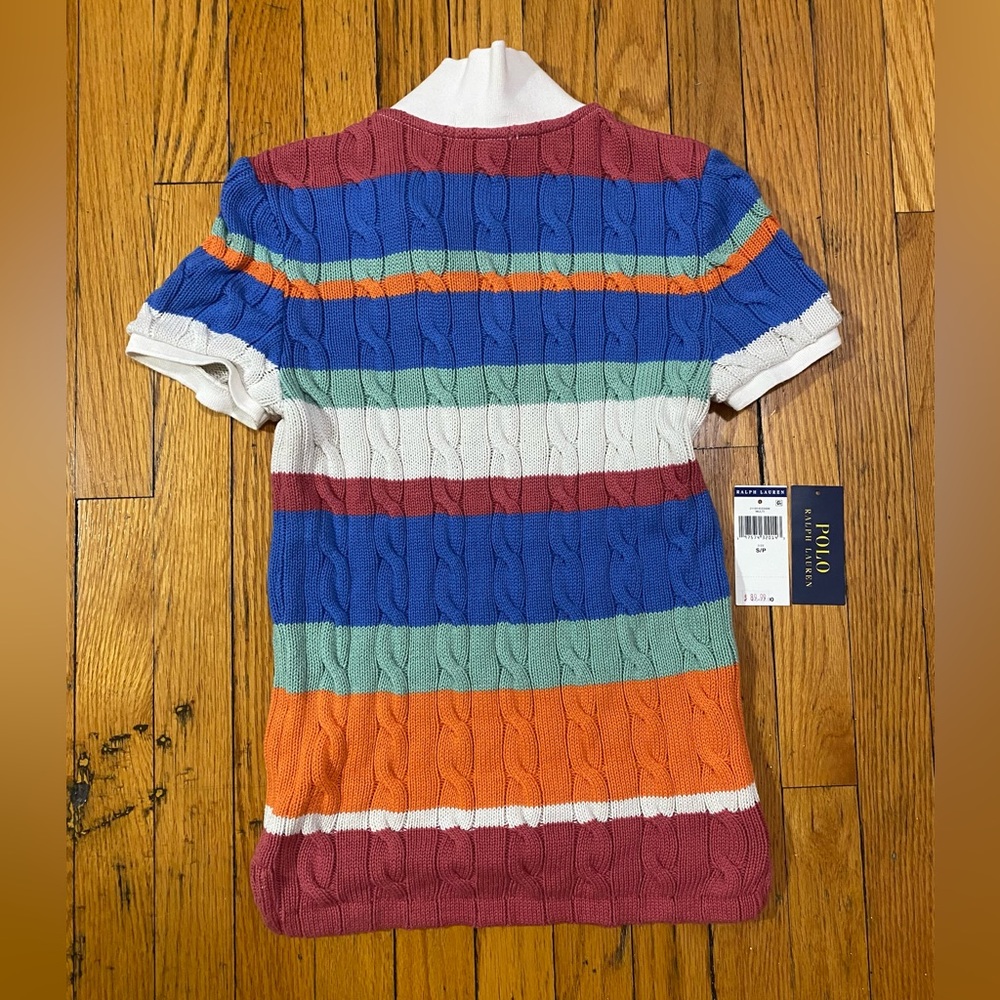 🐎Ralph Lauren: Slim-fit, Cable-knit Polo Shirt (05.02.2024) - Picture 4 of 14